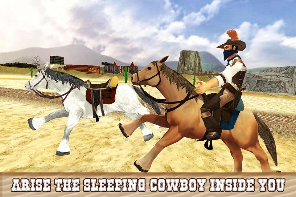 Extreme Cowboy Horse Riding Simulator - Ultimate Bounty Hunt screenshot 3