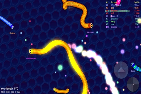 Snake vs Diep battle - Multiplayer Game - All Color Skins Unlocked screenshot 4