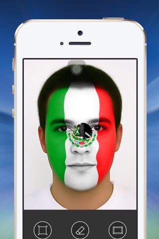 Flag Face Mexico screenshot 3