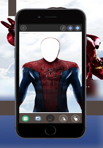 Superhero Man Photo Suit,Face Changer screenshot 3