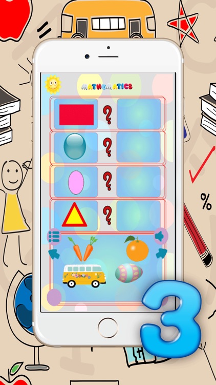 123 Mathematics : Learn numbers shapes and relation early education games for kindergarten