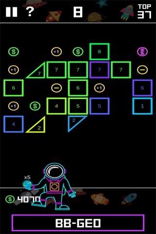 BBGEO: Brick Breaker Geometry screenshot 4