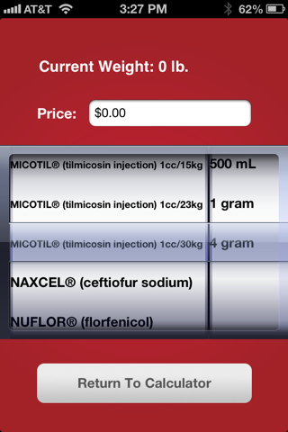 Zactran Cost Calculator screenshot 3