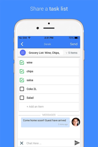 Wigmee - Going beyond text messaging screenshot 4