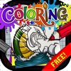 Coloring Book : Painting Pictures Dragons and Beasts Cartoon Free Edition
