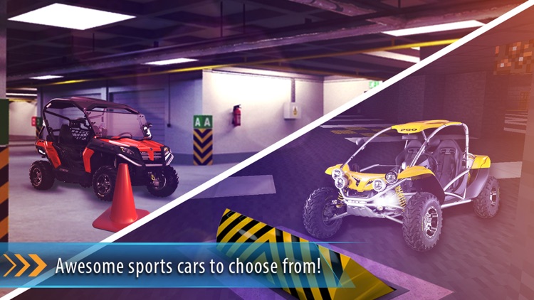 Multi Level Buggy 3D Parking Simulator - Monster Car Driving School Test screenshot-3