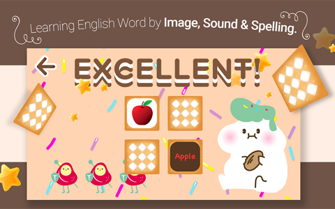 Cookies cards - English Vocabulary Learning - Infants, children's card game of English words screenshot 2