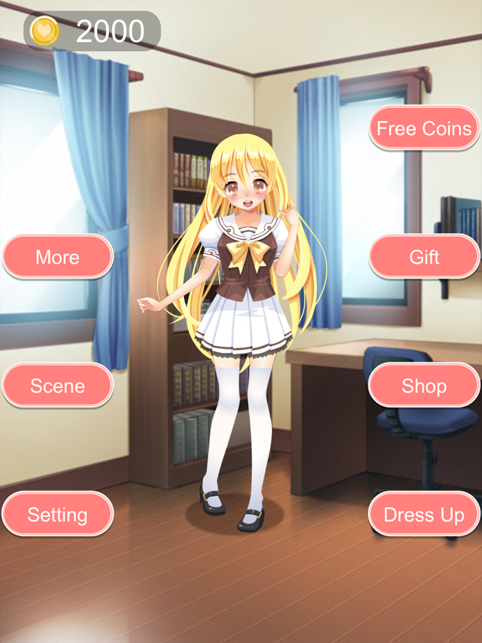 Cartoon Girl - Dress Up and Makeover Game for Kids