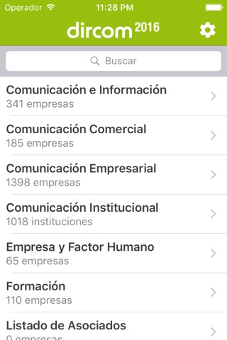 Directorio Dircom 2016 screenshot 2