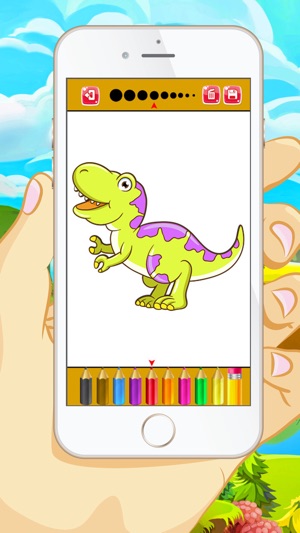 恐龙图画书 - 教育着色游戏免费为孩子和幼儿(圖2)-速報App