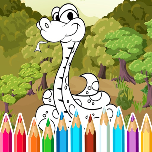 Snake Coloring and Ugly Slither Animal Game for Preschool by Pronnapat ...
