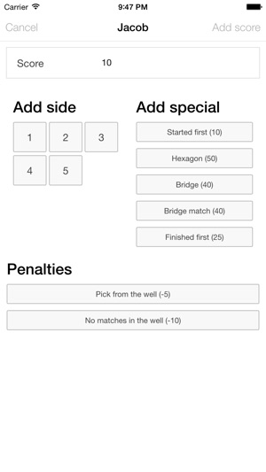 3 Sided Dominos Score Keeper