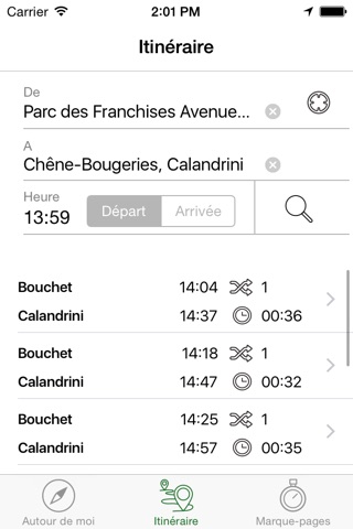 Itinera : Public Transport in Geneva screenshot 4
