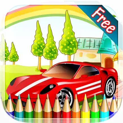 Sports Car Coloring Book - All in 1 Vehicle Drawing and Painting Colorful for kids games free Cheats