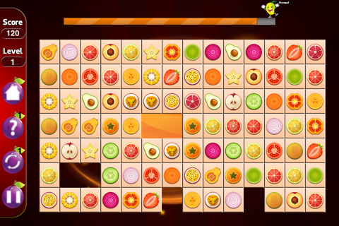 Fruit Love Matching Game - Twin Link- Connect Same Fruit Pet Images screenshot 2