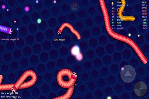 Snake vs Diep battle - Multiplayer Game - All Color Skins Unlocked screenshot 2