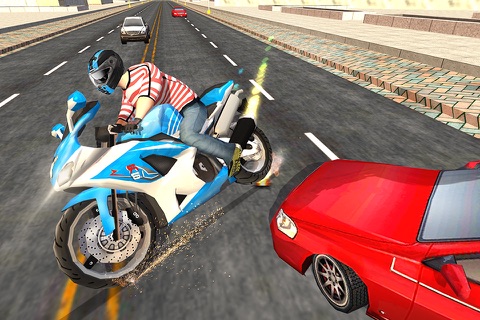 Highway Traffic Bike Escape 3D - Be a Bike Racer In This Motorcycle Game For FREE screenshot 3