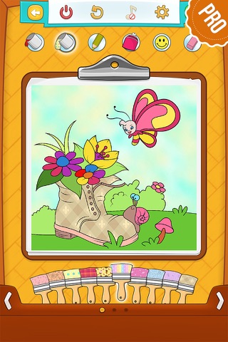 Spring Coloring Pages for Kids PRO - Flower & Butterfly Coloring Book screenshot 3