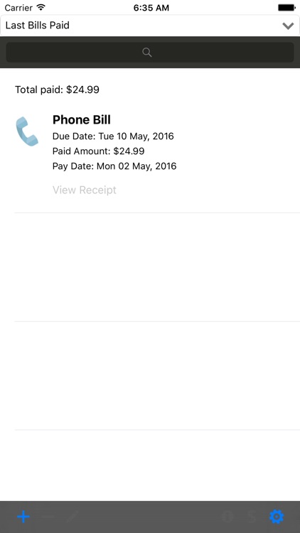 Quick Bill Tracker screenshot-4