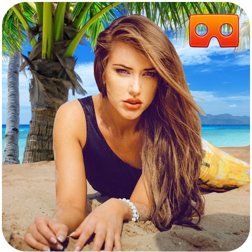 VR Visit Real Tropical Summer Beach Free Icon