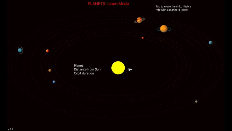 PLANETS: Learn Mode