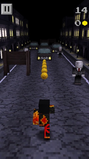 Pixel Runner - 3D Mini Run Game Slenderman edition(圖4)-速報App