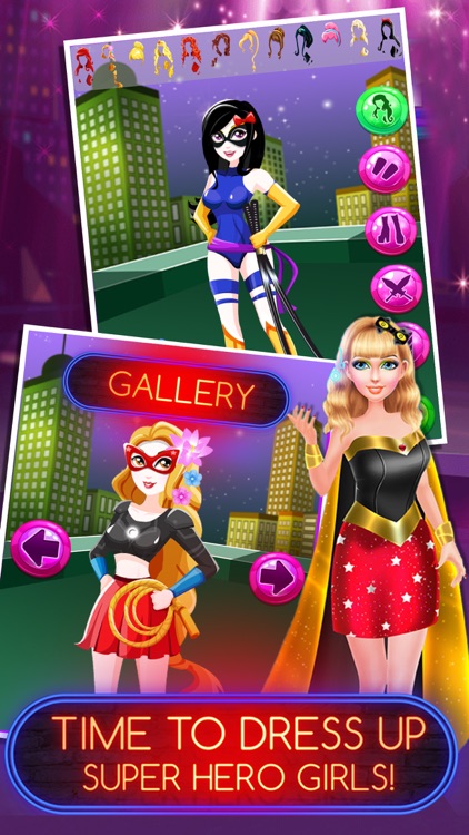 Superhero Girl Makeover : Princess Dress Up & Makeup Salon Games