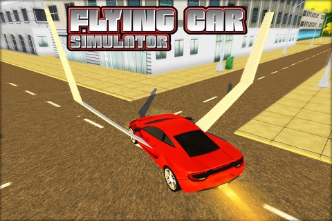 Flying Car Sim 3D screenshot 2