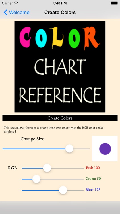 Color Chart Reference