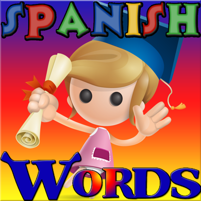 100 primeras palabras sencillas: aprender juegos de vocabulario de español para niños, niño, preescolar y jardín de infancia