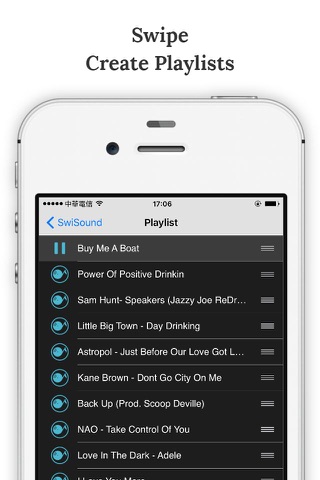 SwiSound - Music Player & Analyzer to Visualize Music Streaming Service screenshot 3