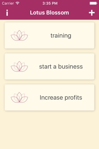 Lotus ideas screenshot 2