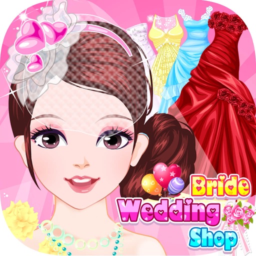 Bride Wedding Shop – Beauty Makeup Salon & Fashion Dresses Boutique Game Icon