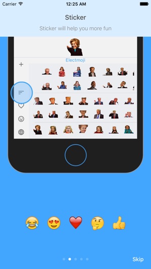 ElectMoji : Election & vote emoji sticker keyboard by Donald(圖1)-速報App