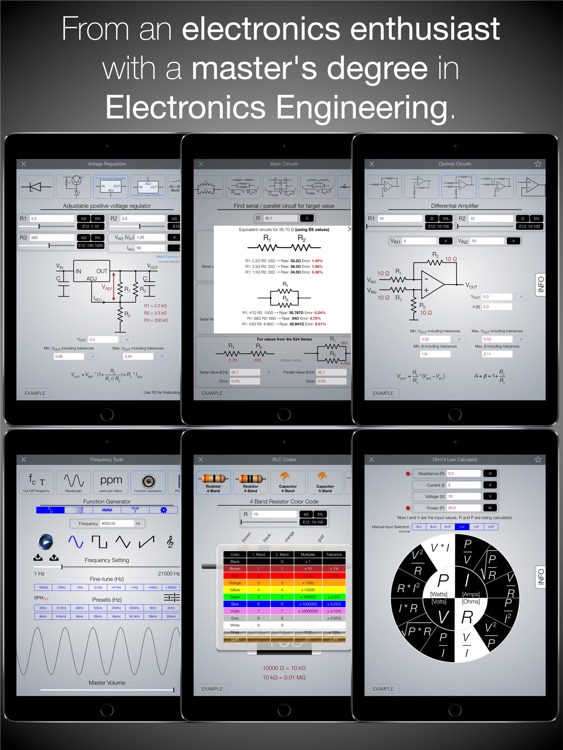 Electronics Engineering ToolKit PRO for iPad