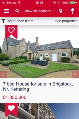 BELVOIR Property Search screenshot 2