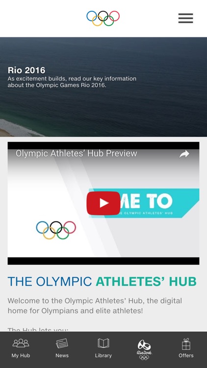 Olympic Athletes' Hub 2016
