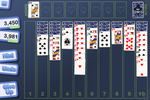 Crystal Spider Solitaire screenshot 2