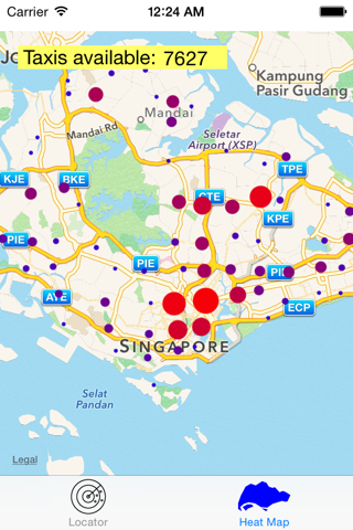 Taxi Locator, Singapore screenshot 2