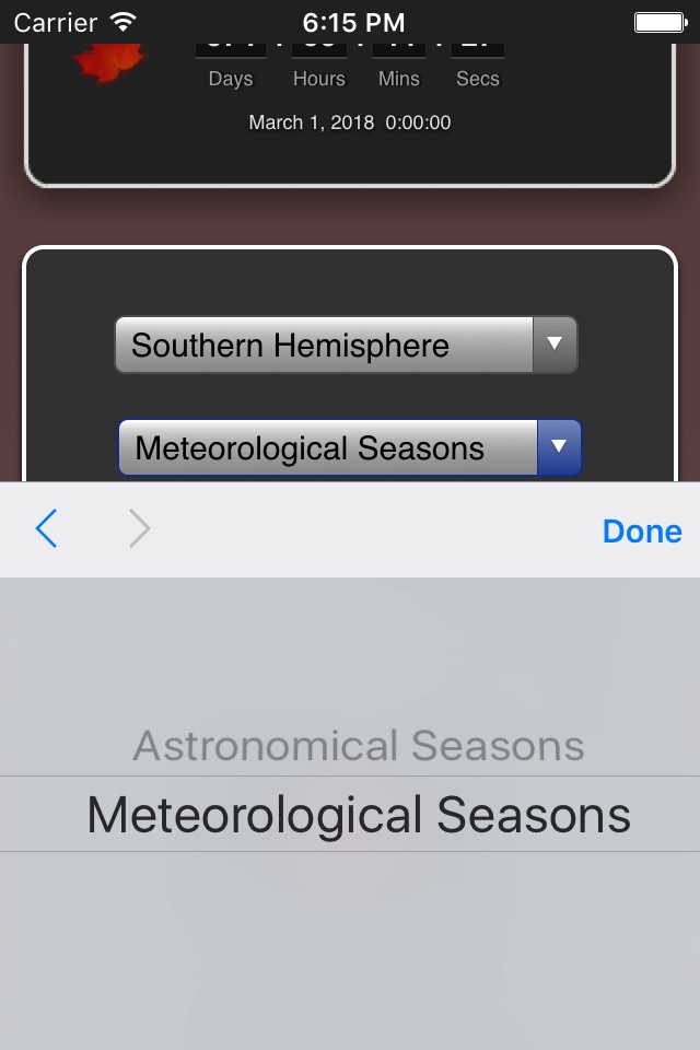 Seasons App screenshot 2