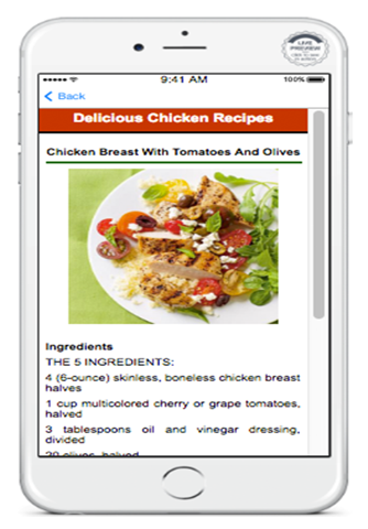 Chicken Recipes Delicious screenshot 2
