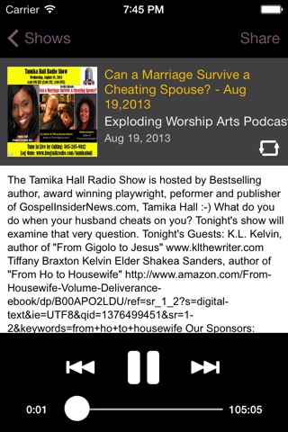 Tamika Hall screenshot 3