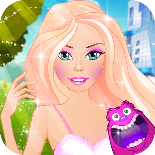 Barbie clean up the nasal cavity - Barbie and girls Sofia the First Children's Games Free