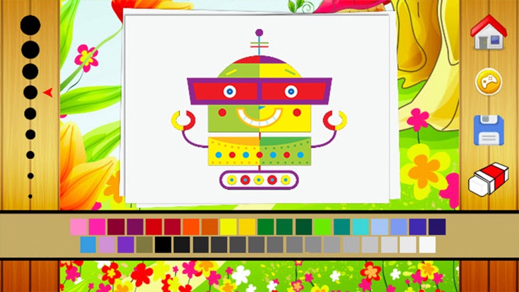 Robot Coloring Book - Drawing and Painting Colorful for kids games free