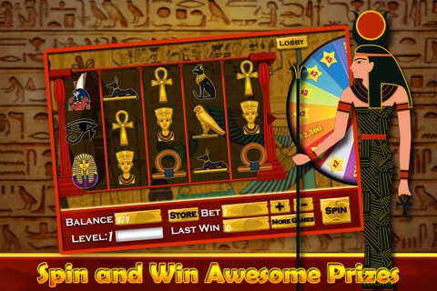 A Pharaoh's Slots Casino - Journey to Egypt's Lucky 777 Treasure -  Vegas Style screenshot 3