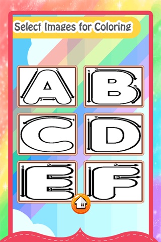 ABC Coloring Pages For Kids Drawing Basics Styles screenshot 3