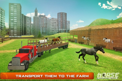 Horse Transport Truck Simulator 3D screenshot 4