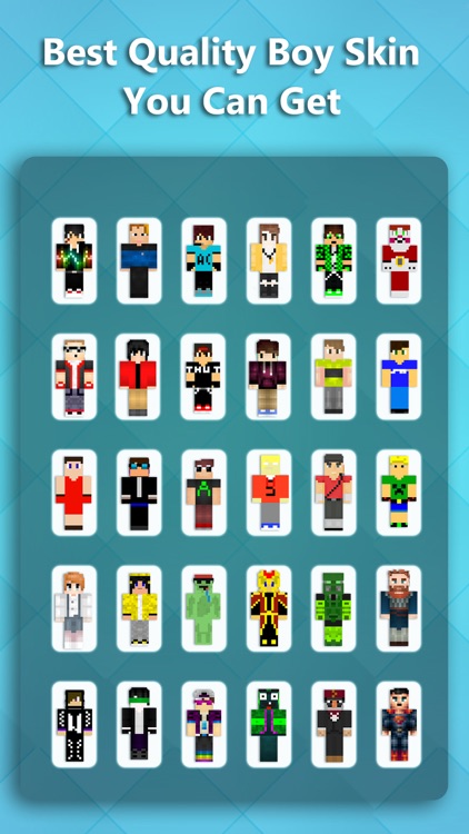 Best Boy Skins Pro - Skin Collection for MineCraft Pocket Edition