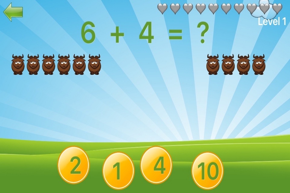 First Grade Math Learning Game screenshot 2