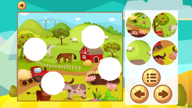 Simple Kids Puzzle Farm - 簡單的益智遊戲(圖1)-速報App